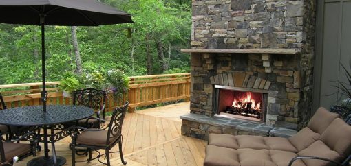 Outdoor Fireplace Banner