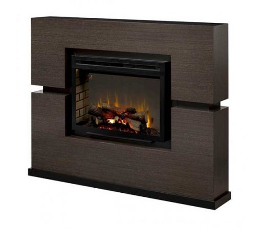 Dimplex Linwood Mantel with Multi-Fire XD Electric Firebox and Log Set