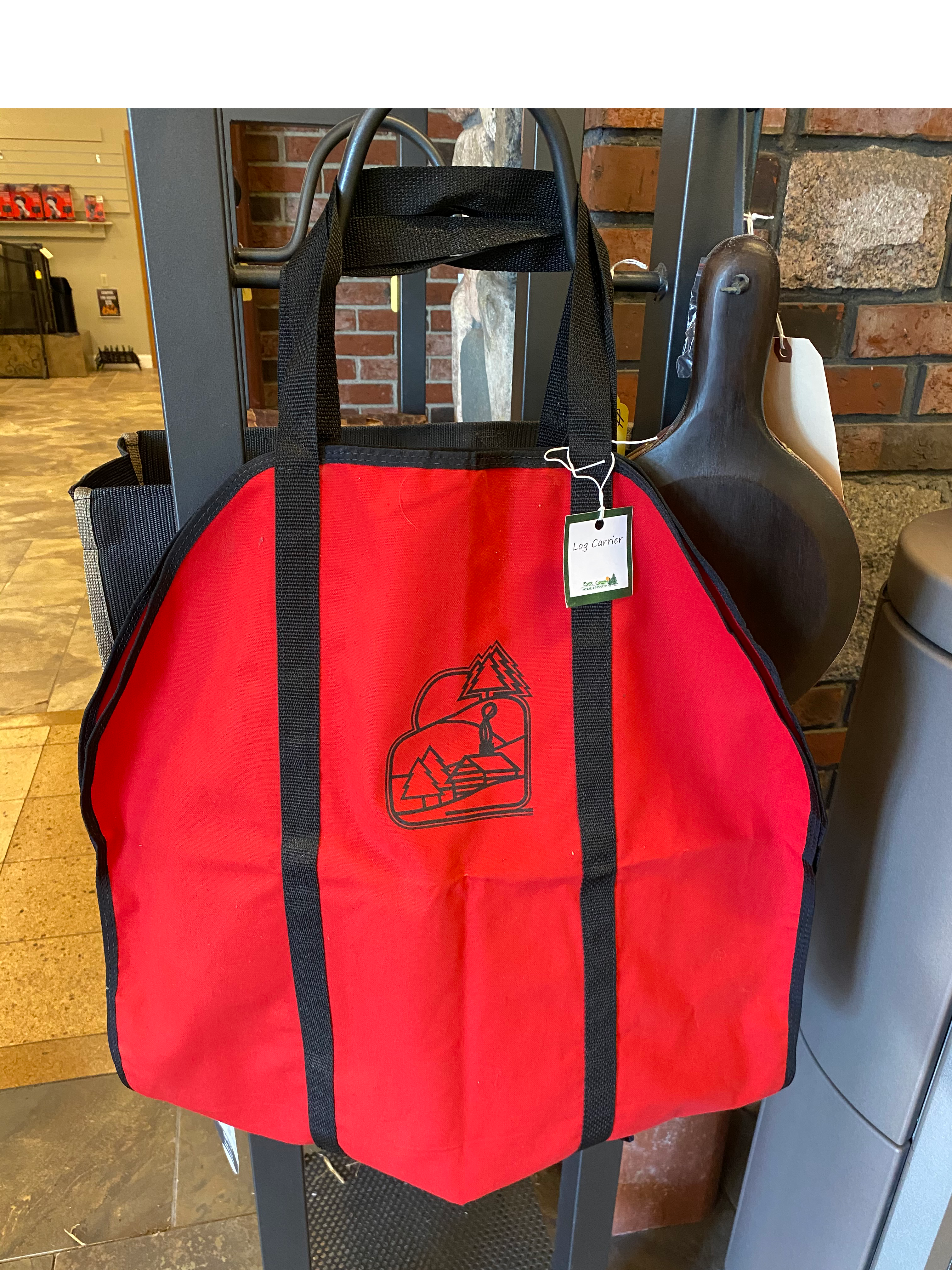 Red Log Tote