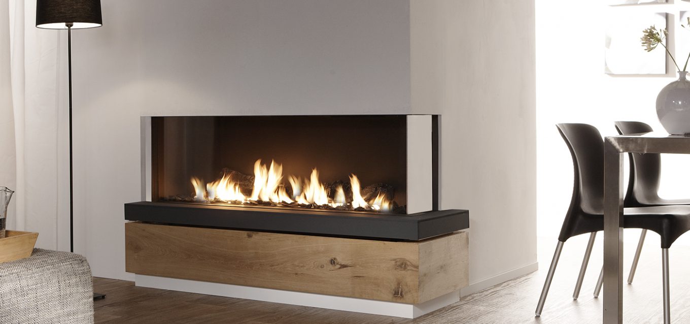 EH Bidore 140 Corner Style Gas Fireplace