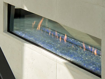 PRIMO SEE-THROUGH GAS FIREPLACE