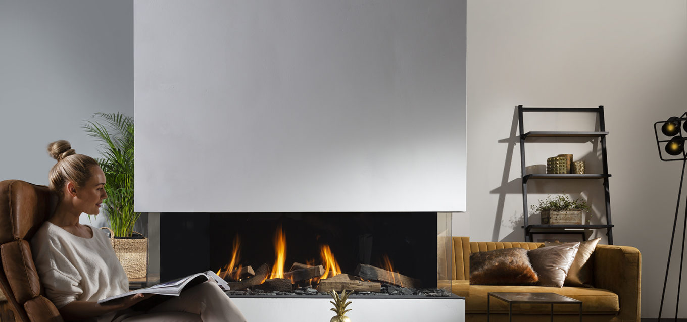 EH Summon 140 3/S 3 Sided-Gas Fireplace