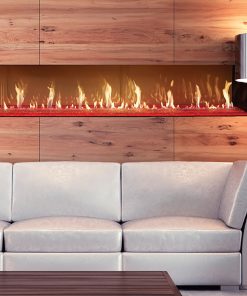 The DaVinci Collection Single-Sided Linear Gas Fireplace