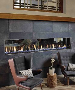 The DaVinci Collection See-Thru Linear Gas Fireplace