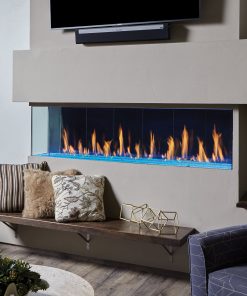 The DaVinci Collection Corner Linear Gas Fireplace 2