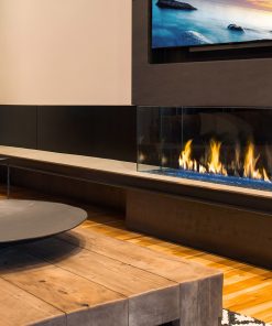 The DaVinci Collection Bay Linear Gas Fireplace 2
