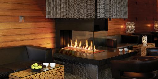 The DaVinci Collection Pier Linear Gas Fireplace
